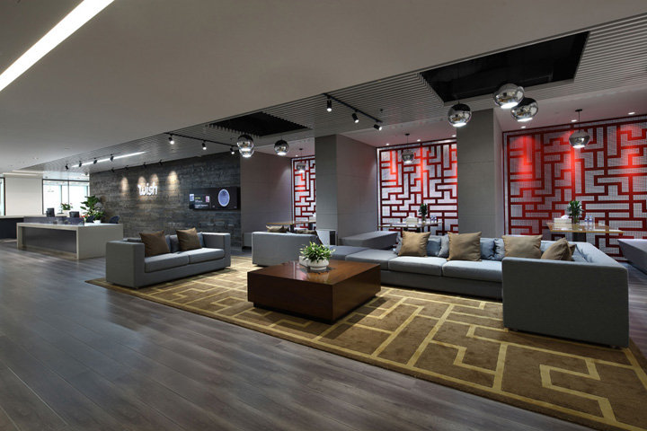 中西合璧 跨境電商平臺(tái)Wish上海辦公設(shè)計(jì)欣賞