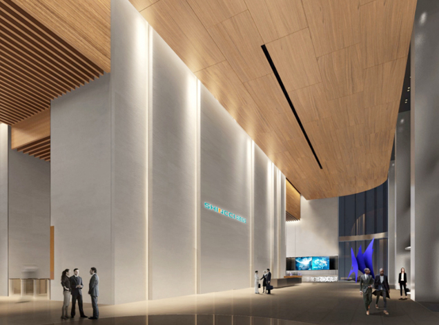 晟啟環?？偛哭k公大樓設計裝修